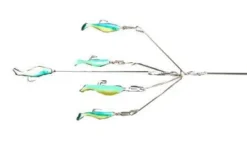 9ers Shad 7" 4 Arm Shad Rig Lures