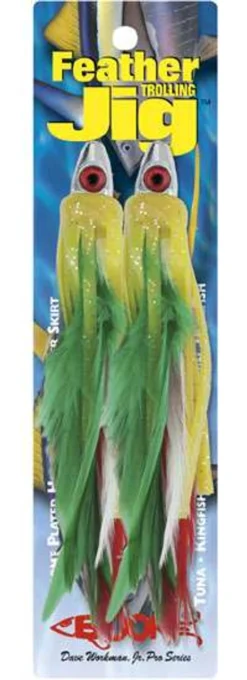 Boone Feather Trolling Jig 1/4oz 4in 2pk