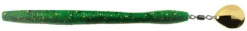 Hyperlastics Wormspin - 7.25in - Green Pepper/Gold